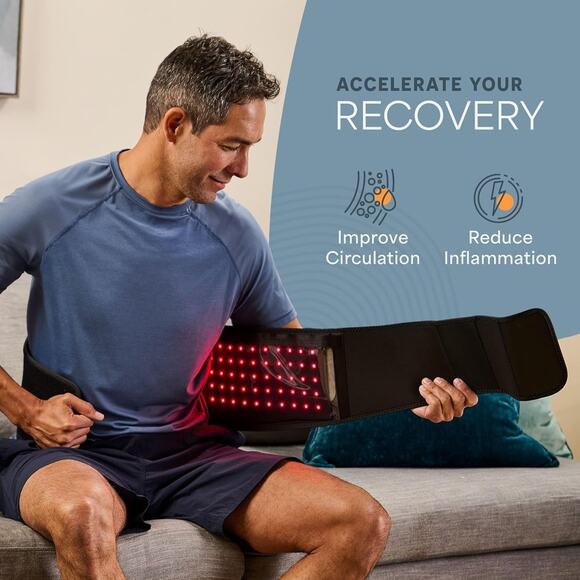 New LifePro Allevared Pro Elite Wireless Red Light Therapy Belt Pain Relief - Picture 4 of 7